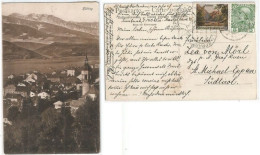 Austria PPC Hotting Innsbruck 14okt1910 X Sud Tirol S.Michael Eppan With H.2 Tiroler Volksbund Stamp Runhelstein Schloss - Errors & Oddities