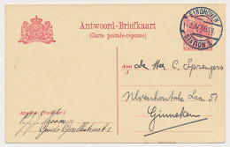 Briefkaart G. 104 A-krt. Eindhoven - Ginneken 1935 - Interi Postali