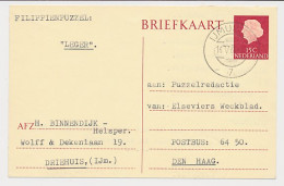 Briefkaart G. 338 ( Driehuis ) IJmuiden - Den Haag 1968 - Entiers Postaux