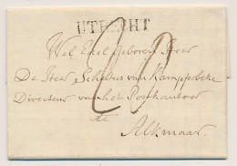 Utrecht - Alkmaar 1827 - Aan Directeur Postkantoor - ...-1852 Prephilately