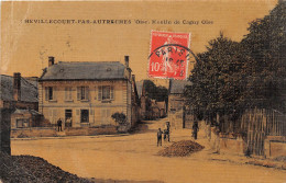 CHEVILLECOURT PAR AUTRECHES - Moulin De Cagny Oise - Café Restaurant JOLIVET (carte Toilée) - Autres & Non Classés