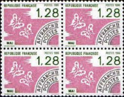 France Préo N** Yv:190/193 Les 12 Mois De L'année 2.Serie (Bloc 4x) - 1964-1988
