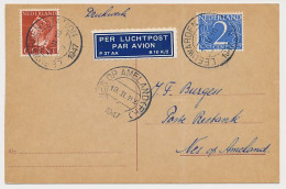 VH H 198 A IJspostvlucht Leeuwarden - Ameland 1947 - Unclassified