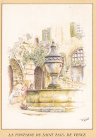 06, La Fontaine De Saint Paul De Vence, Dessin - Saint-Paul