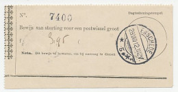 Enschede 1912 - Stortingsbewijs Postwissel - Ohne Zuordnung