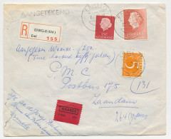 Em. Juliana Aangetekend / Waarde Ermelo - Zaandam 1967 - Unclassified