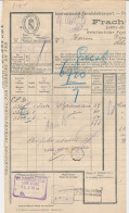 Internationale Vrachtbrief Duitsland - Haarlem 1916 - Nota - Ohne Zuordnung