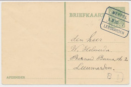 Treinblokstempel : Meppel - Leeuwarden I 1930 ( Blesdijke ) - Non Classés