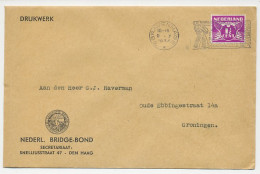 Envelop Den Haag 1934 - Bridgebond - Zonder Classificatie