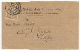 Em. 1899 Den Haag - Zutphen - Drukwerk Wikkel - Ohne Zuordnung