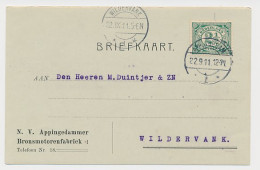 Firma Briefkaart Appingedam 1911 - Bronsmotorenfabriek - Zonder Classificatie