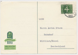 Firma Briefkaart Hillegom 1950 - Bloemist - Zonder Classificatie