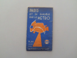 (Compagnie Du Chemin De Fer Métropolitain De Paris) -  Plan Du  " METRO " (14 Lignes + Ligne De Sceaux) - Europe