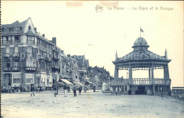 71699784 La Panne Veurne La Digue Et Le Kiosque  - De Panne