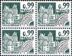 France Préo N** Yv:167 Mi:2188 Château De Kerjean (Bloc De 4) (Thème) - Châteaux