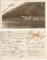 Austria Seespitz Am Plansee 973m Aussefern Tirol - B/w Pcard 7sep1928 X Italy - Esperanto - 8 Handsigns - Other & Unclassified