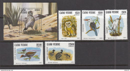 BIRDS Vogel Oiseaux 1981 Cabo Verde Cape Verde Isl Mi 445-449 Bl 4  MNH (**) #Fauna27 - Other & Unclassified