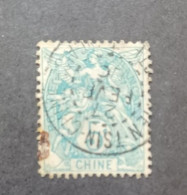 FRANCE UFFICI IN CHINA 1902 FRANCOBOLLO DI FRANCIA CANCEL TIEN -TSIN CAT YVERT 23 - Used Stamps