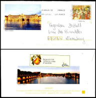 France Entier-P Obl Yv:3385 Hôtel Des Chevaliers St-Jean De Jérusalem (Lign.Ondulées & Code ROC) Toulouse 24984A-02 - PAP: Sonstige (1995-...)