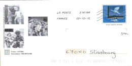 France Entier-P Obl Yv:3145-E2 Magritte Le Retour (Lign.Ondulées & Code ROC) 21618A 02-12-15 - Prêts-à-poster: Other (1995-...)