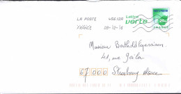 France Entier-P Obl (5061) Feuille De Chêne Lettre Verte 20g (Lign.Ondulées & Code ROC) 45612A 08-12-16 B2K/15U252 - PAP: Sonstige (1995-...)