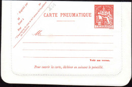 France Entier-P N** Yv:2623-CLPP Carte Pneumatique Type Chaplain (Petit Pt De Rouille) - Rohrpost