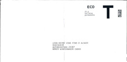 France Entier-P N** (7005) Leon Beyer Vins Fins D'Alsace ECO 20g Val.permanente - Cartes/Enveloppes Réponse T