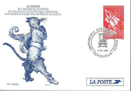 France Entier-P Carte Yv:3058-CP Perrault Le Chat Botté - Official Stationery