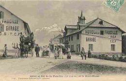 01 - Col De La Faucille - Hotel Et Col De La Faucille Et Le Mont Blanc - Animée - Calèche - Chevaux - CPA - Oblitération - Non Classés