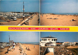 85 - Jard Sur Mer - Multivues - Scènes De Plage - Flamme Postale De Jard Sur Mer - CPM - Voir Scans Recto-Verso - Autres & Non Classés