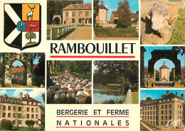 78 - Rambouillet - Bergerie Et Ferme Nationales - Multivues - Blasons - Moutons - CPM - Voir Scans Recto-Verso - Rambouillet (Schloß)