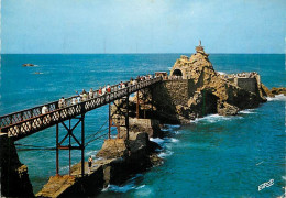 64 - Biarritz - Le Rocher De La Vierge - Flamme Postale De Saint Jean De Luz - CPM - Voir Scans Recto-Verso - Biarritz