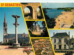 44 - Saint Sébastien - Multivues - Plage - CPM - Voir Scans Recto-Verso - Saint-Sébastien-sur-Loire