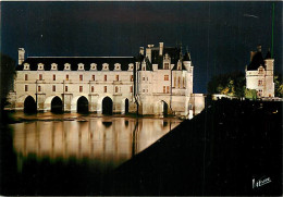 37 - Chenonceau - Le Château - Vue De Nuit - Carte Neuve - CPM - Voir Scans Recto-Verso - Chenonceaux