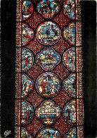 18 - Bourges - La Cathédrale Saint Etienne - Grande Verrière - Un Mauvais Riche - Art Vitraux Religieux - Carte Neuve -  - Bourges