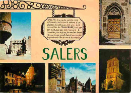 15 - Salers - Multivues - Flamme Postale - CPM - Voir Scans Recto-Verso - Autres & Non Classés