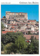 04 - Gréoux Les Bains - Vue Générale - Le Château Des Templiers - Carte Neuve - CPM - Voir Scans Recto-Verso - Gréoux-les-Bains