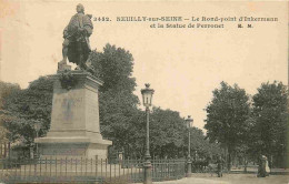92 - Neuilly Sur Seine - Le Rond-point D'Inkermann Et La Statue De Perronet - CPA - Voir Scans Recto-Verso - Neuilly Sur Seine