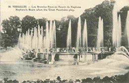 78 - Versailles - Le Parc - Les Grandes Eaux Au Bassin De Neptune - CPA - Voir Scans Recto-Verso - Versailles