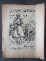 LE CHANT DU VAINQUEUR  Chanson Patriotique Composée Au Front En 1916 - Other & Unclassified