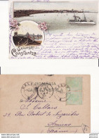 Romania ,Rumanien,Roumanie - Salutari Din Constanta - Litografie - Litho 1899- Portul - Rumänien
