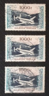 STAMPS FRANCE FRANCIA 1954 Posta Aerea 1000 F X 3 - 1927-1959 Afgestempeld