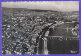 Carte Postale 71. Tournus  Le Nouveau Pont Suspendu Vue Aérienne   Très Beau Plan - Other & Unclassified