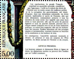 France Poste N** Yv:2596/2599 Bicentenaire De La Déclaration Des Droits De L'Homme - Unused Stamps