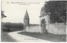 CPA - VILLERS-COTTERETS - Route De Compiègne Et Tourelle Henri II - Villers Cotterets