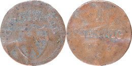 ALLEMAGNE - FRANCFORT - 1819 - 1 Pfennig - 20-212 - Taler En Doppeltaler