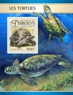 Djibouti - 2017 - Turtles - Yv Bf 150 - Schildkröten
