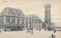 R169488 Ostende. La Gare. Nels. Bruxelles Serie 18. No. 42 - Monde