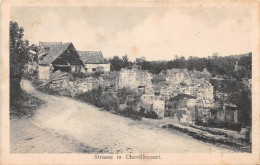 CHEVILLECOURT - AUTRECHES - Une Rue - Carte Allemande - Other & Unclassified