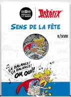 (Monnaies). France 10 Euros Commemorative Asterix Sens De La Fête 2022 - France